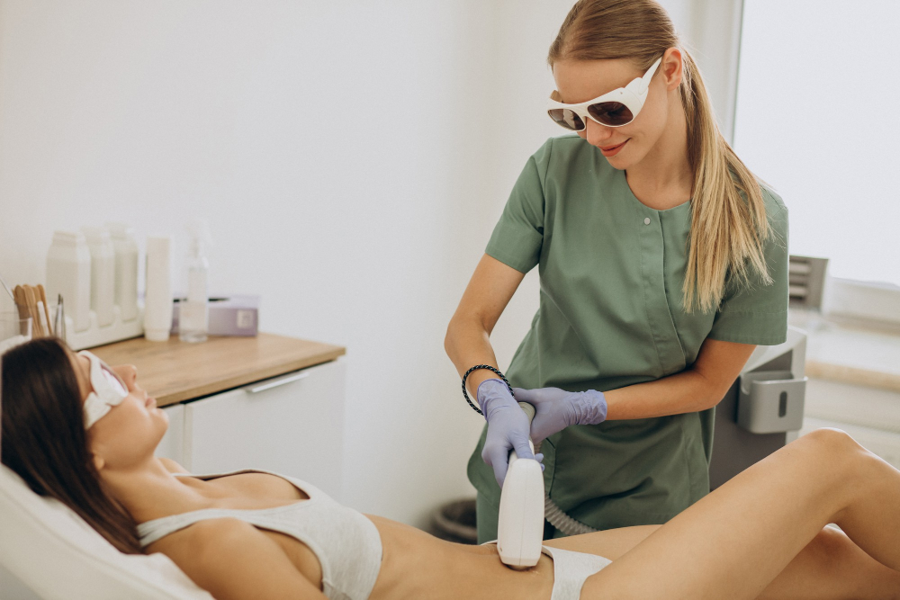 Bikini/Brazilian hair removal treatment